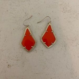 Kendra Scott Alex Earrings - Red/Gold